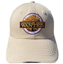 New Americas Most Wanted Cap Hat Adjustable TV SHOW AMW.COM MAX Khaki