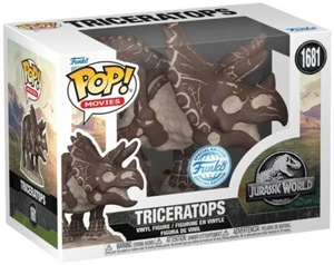 FÓSIL DE PELÍCULAS FUNKO POP #1681 PARQUE JURÁSICO - TRICERATOPS - Imagen 1 de 2