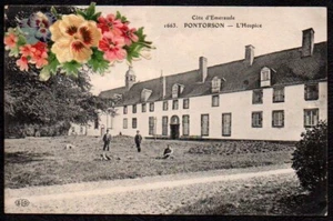 CPA -- PONTORSON L HOSPIZ mit Chrom Coupi. 848.F - Bild 1 von 1