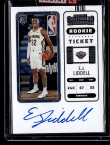 2022 Panini Contenders #124 E.J. Liddell Auto Near Mint