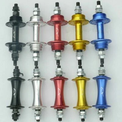 Fixie FixedGear Track Bike Front/Rear Back Riding Hubs Ball Bearing 32H 17T - Image 1 of 4