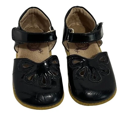 Livie & Luca Black Patent Leather Shoe Mary Jane Toddler Dress Strap Mexico 8 - Image 1 of 4