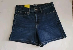Calvin Klein Jeans Ladies' Denim Short Dark Blue SIZE 6 NWT - Picture 1 of 10