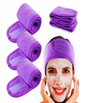 1pc Adjustable Non-Slip Spa Headband - Soft Wide Band for Makeup & Skincare-NEW - Image 1 of 4