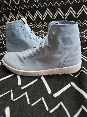 Size 13 - Jordan 1 Retro High Deconstructed Easter Blue decon ice blue tan unc Foto 1 de 4