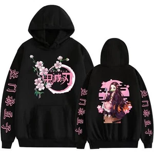 Unisex Anime Cosplay Rengoku Tanjiro Hoodie Nezuko 3D Hoodie 3d - all printed - Picture 1 of 3