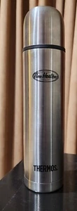 Tim Horton's stainless steel thermos Bullet Shaped Silver Coffee tea - Foto 1 di 6