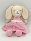 Baby Starters 15”  Bunny Rabbit Ballerina Plush Tan Pink Dress Stuffed Animal
