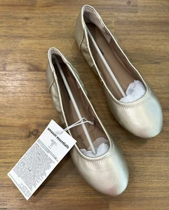 Amazon Essentials Women's Belice Ballet Flat Gold (Size 10) Brand New! - Picture 1 of 6