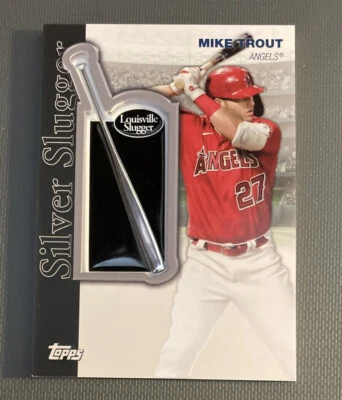 2022 Topps Series 1 Mike Trout Silver Sluggers Patch Los Angeles Angels - Image 1 of 2