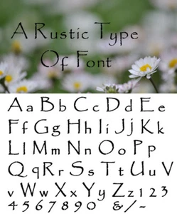 Alphabet Letter Stencil cut from Mylar complete alphabet numbers and symbols - Bild 1 von 4