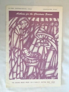 Anthems for the Christmas Season 1975 Sacred Piano Music.  (#4791) - Picture 1 of 10