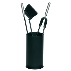 Schwarz beschichtetes Kaminbesteck 3-tlg. Zubehör Kaminganritur 904 Ofenbesteck - Bild 1 von 1