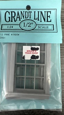 Grandt Line G Scale 1:24 #3931 12 Pane Window NIP - Image 1 of 2