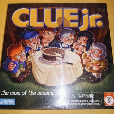 Clue Jr.: The case of the missing cake:  (Parker Brothers)  ages 5+ (New) - Image 1 of 3