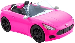 Barbie - Cabrio Veicolo Decapottabile Rosa a Due Posti con Ruote Funzionanti e D - Foto 1 di 6