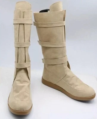 Star Wars Luke Skywalker Halloween Juegos con disfraces Beige Botas Cos Zapatos Unisex Foto 1 de 3