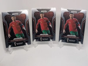 2022 3 Panini Prizm FIFA World Cup Qatar #175 Cristiano Ronaldo  - Picture 1 of 2