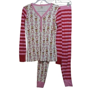 Hanna Andersson Dr. Seuss Grinch Cindy Lou Who Candy Cane Matching Set Size M - Picture 1 of 11