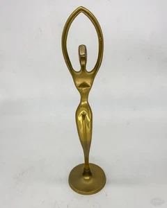 Ballerina scultura bronzo stile Karl Hagenauer metà secolo 31 cm - Foto 1 di 3
