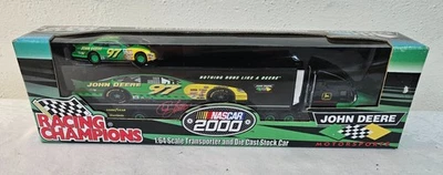 Nuevo en caja Racing Champions CHAD LITTLE John Deere Transporter Die Cast Stock Car 1:64. Foto 1 de 4