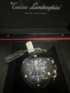 Neu mit Echtheitszertifikat neue Batterie Lamborghini Spyder Chronograph Quarz |/ 3106 K3 - Bild 1 von 11