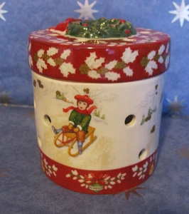 Villeroy & Boch Weihnachten Teelicht Kerzenhalter Dekoration nur ausgestellt - Bild 1 von 8