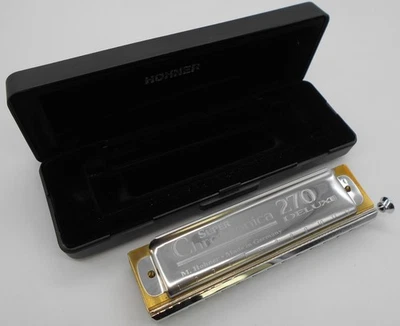 HARMONICA HOHNER  SUPER CHROMONICA 270 C DELUXE 270/48 GERMANY DANS SON COFFRET - Photo 1/4