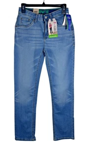 Levi's 511 Slim Fit Jeans Boys SZ 16 Adjustable Waistband Flex Stretch Blue NEW - Picture 1 of 9