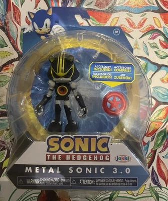 Sonic The Hedgehog Metal Sonic 3.0 With Red Star 4" Figure 2024 Jakks Pacific - Image 1 of 2