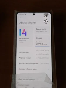 REDMI NOTE 13 PRO 5G 512GB 16GB SUPER PHONE! BLACK. BRAND NEW. - Afbeelding 1 van 8