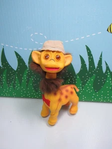 JIRAFA VINTAGE AÑOS 60 - 5 1/2" adorable muñeca troll feo - HECHA EN JAPÓN - RARA - Imagen 1 de 9