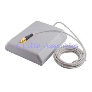 16dBi 3G/UMTS panel antenna MCX Plug Male Connector with extension cable 5m - Afbeelding 1 van 2