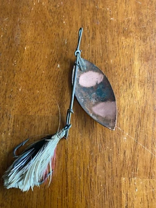 Vintage Pflueger Muskill Spinner Fishing Lure #12 VERY OLD - Picture 1 of 6