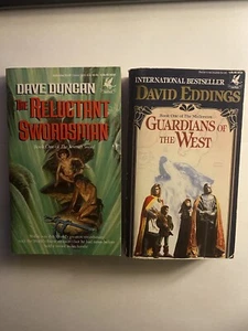Lot 3 Sci-Fi Trilogy Guardians ,dragon Doom, Dave Duncan, Reluctant Swordsman - Picture 1 of 5