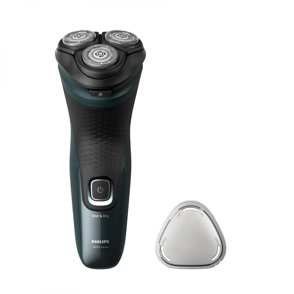 Philips Rasoio Elettrico Wet&Dry Autonomia 45min Nero Verde Serie 3000X X3052/00 - Immagine 1 di 1