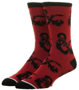 Dungeons & Dragons All Over Print Crew Socks - Picture 1 of 2