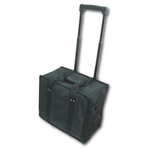 1 Rolling Soft Side Jewelry Travel Carrying Display Case with Pullout Handle - Image 1 of 1