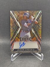 Jaison Chourio 2023 Leaf Exotic Baseball RC Snake Kaleidoscope Auto 5/7 Rookie