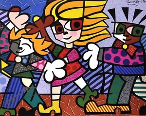 Britto Kids Print by Romero Britto 23″ x 28″ - Picture 1 of 1