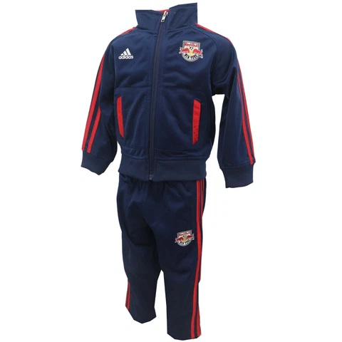 New York Red Bulls Official MLS Adidas Toddler Light Jacket & Pants Combo Set Cover