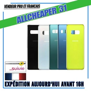 VITRE ARRIERE S10 SM-G973 CACHE BATTERIE STIKER PRECOLLÉ + KIT OUTILS  - Imagen 1 de 12