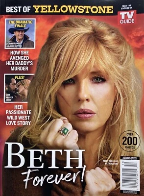 BETH DUTTON FOREVER! / KELLY REILLY of "YELLOWSTONE" 2025 TV GUIDE Magazine NEW - Image 1 of 4