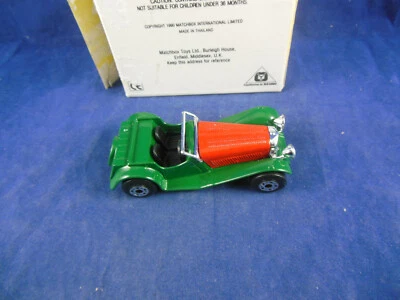 Matchbox Superfast MB - 47 Jaguar SS100 in Green with Red Bonnet 1:50 Scale  - Image 1 of 4