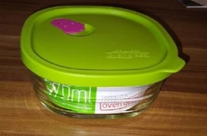 Lock&Lock Wave Line oven glass mit Mikrowellen Deckel quadratisch 370ml - Bild 1 von 1