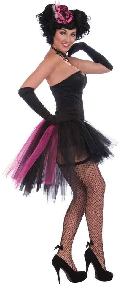 Бурлеск балетная юбка черный розовый карнавальный костюм вверх Хэллоуин костюм аксессуар для взрослых - Изображение 1 из 2