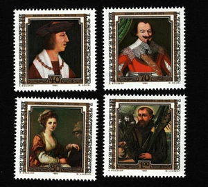 OPC 1982 Liechtenstein Paintings Set Sc#747-750 MNH 38327 - Picture 1 of 1