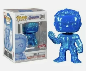 Marvel Avengers Endgame - Hulk (Blue Chrome) Pop! Vinyl #499 - Picture 1 of 7