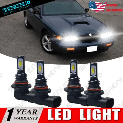 For Mercury Grand Marquis 95-1997 Combo Hi&Lo LED Headlight Set Bright White HKB - Изображение 1 из 4