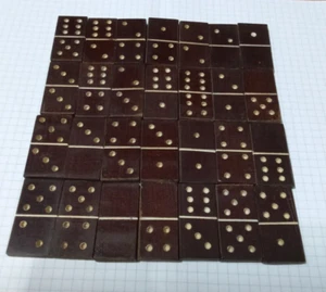 Dominoes made of textolite were made in a prison of the USSR times in the 60-70s - Picture 1 of 8